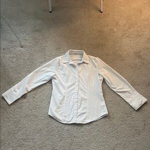 Elegant White Button Down Shirt for Women
